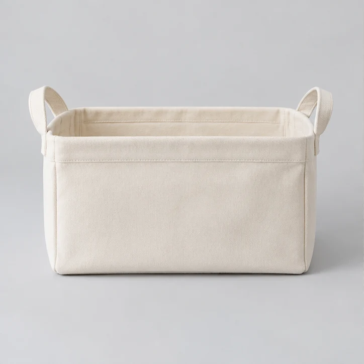 Shelf Soft Basket, Ivory — full product view