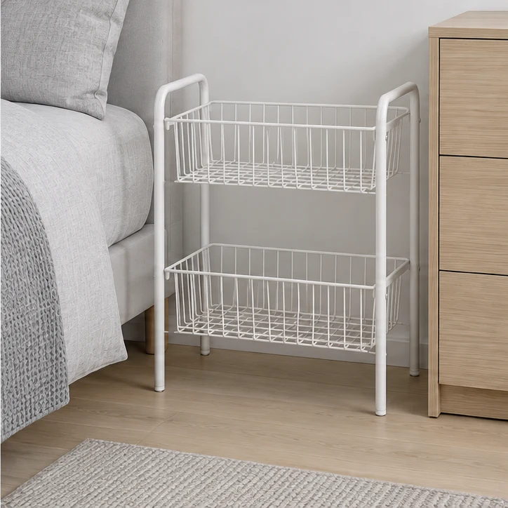 Open Shelf System, White — home setting